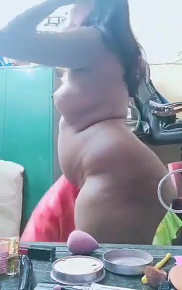 Swathi naidu sexy dress change and getting ready for shoot part -4