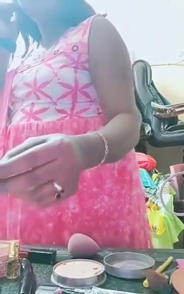 Swathi naidu sexy dress change and getting ready for shoot part -4