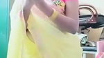 Swathi naidu sexy in yellow saree