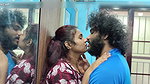 Lip lock and tongue kiss