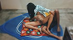 My big sister was angry, we shared single bed ,full desi video