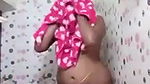 Swathi naidu wearing dress after bath part-1