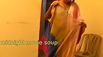 very hot indian housewife after bath wearing saree boy watch secretly