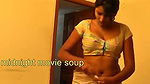 very hot indian housewife after bath wearing saree boy watch secretly