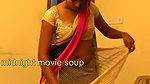 very hot indian housewife after bath wearing saree boy watch secretly