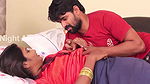 Wife and Husband Romance in Bed Room Scene HD