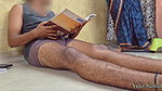 Stepmom caught stepson while studying and watching porn