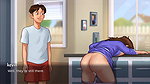 Stepmom in kitchen