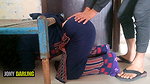 Stepmom Stuck Under The Charpayi Stepson Came And Fuck Her Hard