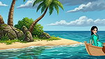 The husband and wife sat in the boat and went to the sea and there the husband fucked his wife with a big penis, a beautiful wife with big boobs