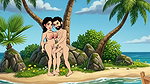 The husband and wife sat in the boat and went to the sea and there the husband fucked his wife with a big penis, a beautiful wife with big boobs