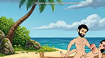 The husband and wife sat in the boat and went to the sea and there the husband fucked his wife with a big penis, a beautiful wife with big boobs