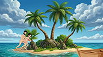 The husband and wife sat in the boat and went to the sea and there the husband fucked his wife with a big penis, a beautiful wife with big boobs