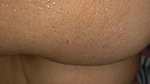 The younger stepsister is exposing her naked body