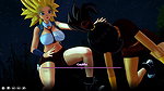 Two Super Saiyan Girls Vs Ultra Instinct Guy