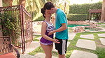 Archer Ali – Cheerleader’s Backyard Tease