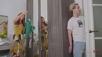 Lauren De Graaf – Lauren Tries on Lingerie and is Caught By Spying Stepson